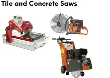 Tile and Concrete Saws